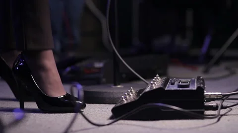 Foot Voice Processor Stock Footage 40634629