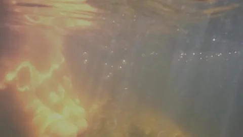 Foot in water Video stock 195757723