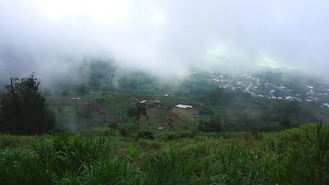 Footage 4K: Mountain layer landscape at Phu Thap Buek national park, Thailand Stock Footage 287107380