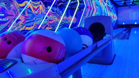 Footage of bowling ball Stock Footage 208365963