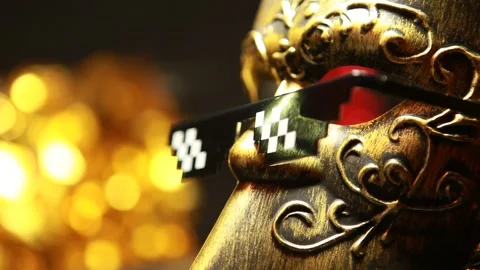 Footage of carnival mask background Stock Footage 298191653