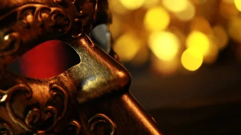 Footage of carnival mask background Stock Footage 298204986