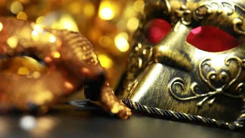 Footage of carnival mask background Stock Footage 299248340