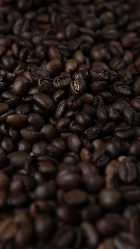 Footage of coffee bean background Stock Footage 285620566