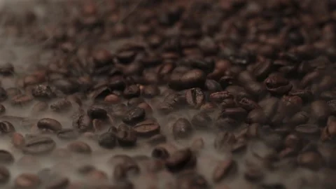  Footage of coffee bean background studio  Stock Footage 296755395
