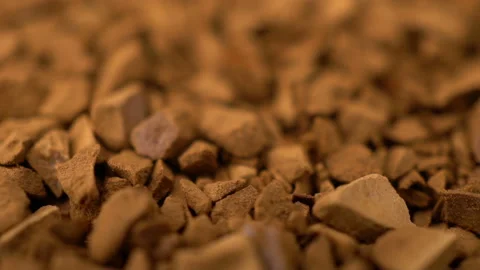 Footage coffee granule rotating background. Stock Footage 94240656