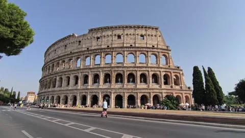 A footage of Colosseum interior Stock Footage 316075025