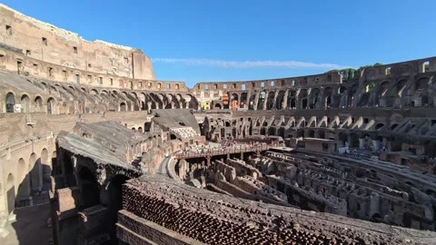 A footage of Colosseum interior Stock Footage 316075695