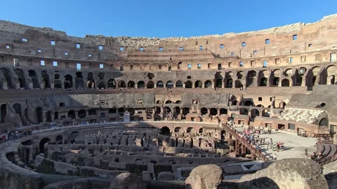 A footage of Colosseum interior Stock Footage 316075723