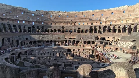 A footage of Colosseum interior Stock Footage 316075742