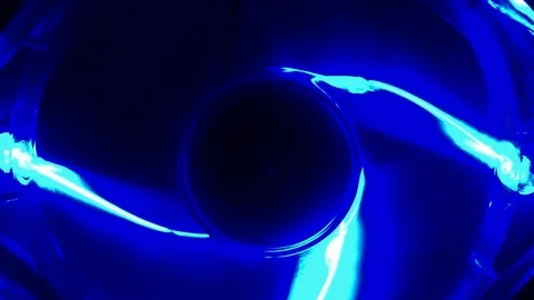 Footage of a computer cooling fan Stock Footage 80542210