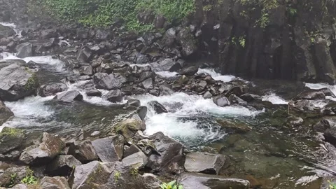 Footage of Curug Jenggala waterfall, Java, Indonesia Stock Footage 287047420