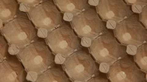 Footage of egg box background Stock Footage 165542476