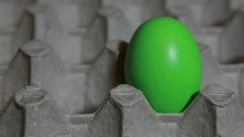 Footage of egg paper box Stock Footage 165547469