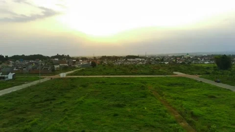 Footage facing the sunset Stock Footage 237198718