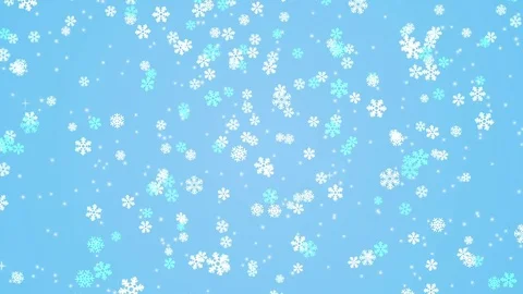 Footage Falling snowflakes on the light blue background Stock Footage 70705051