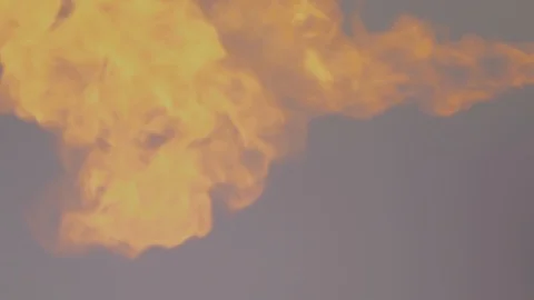Footage of fire on a white background Stock Footage 108394541