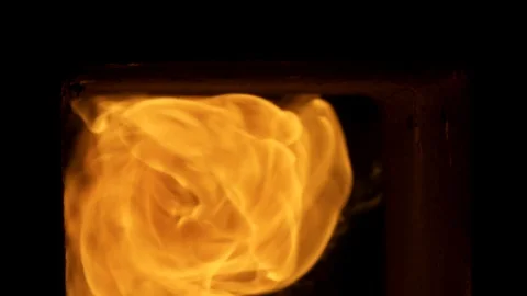 Footage flames of fire Stock Footage 119281705