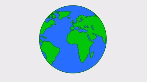 Footage globe terrestrial globe ears 動画素材 196276656