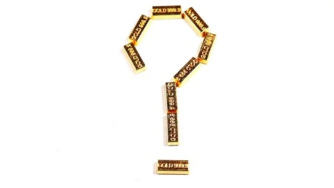 Footage of gold question mark Stock Footage 288093552