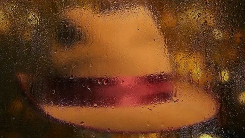 Footage of hat water drop Video stock 138945758