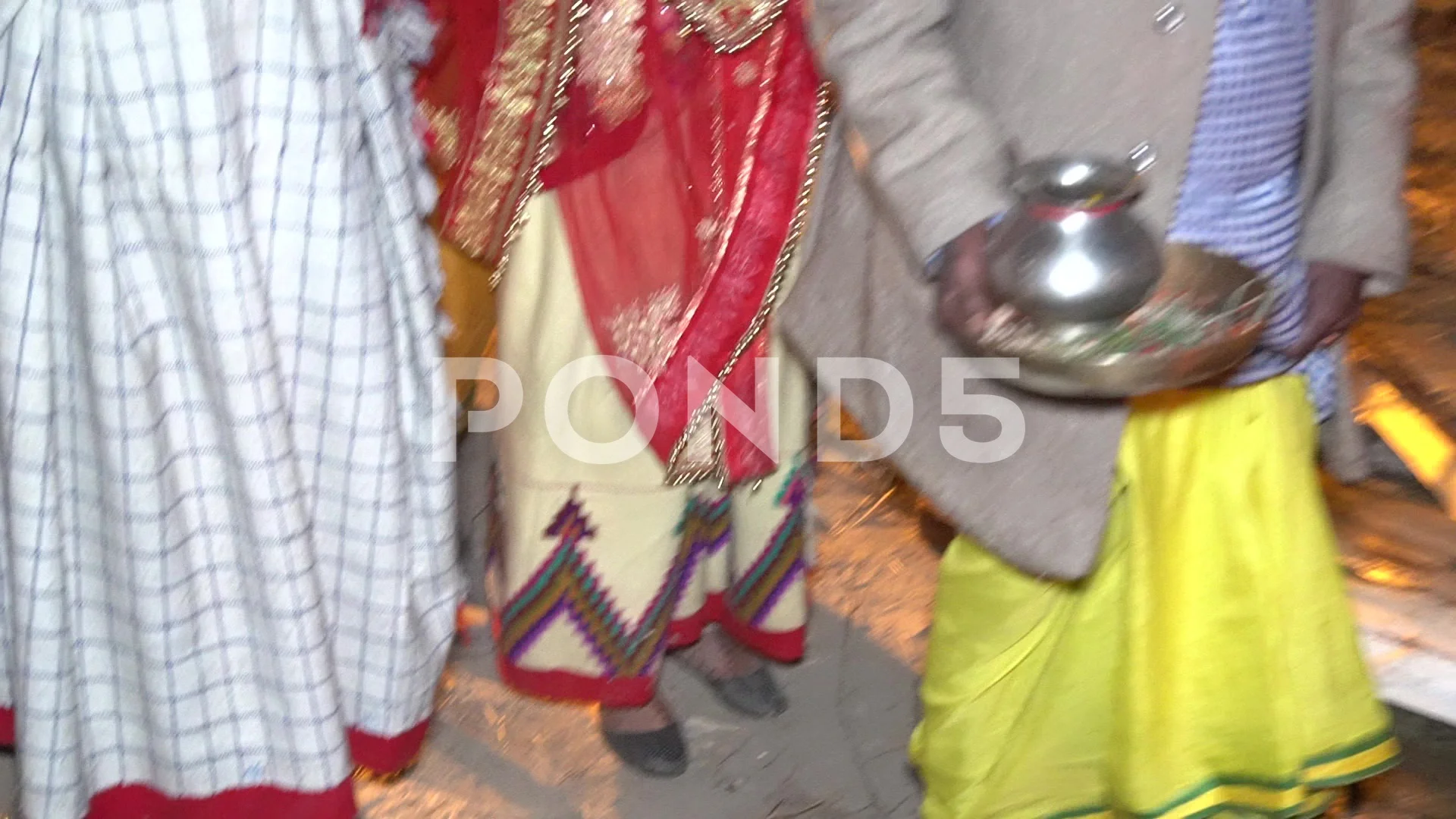 Footage of Himachali Traditional Indian Wedding