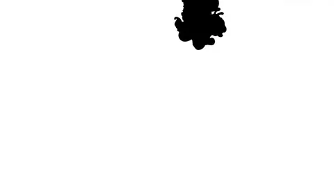 Footage of inks, Blots, Dots. Drops Ink in water Stock Footage 124631105
