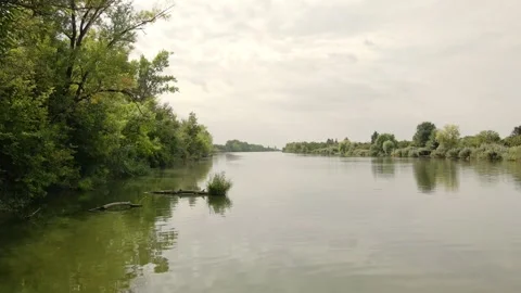 Footage of a lake in fall Stock Footage 253308166