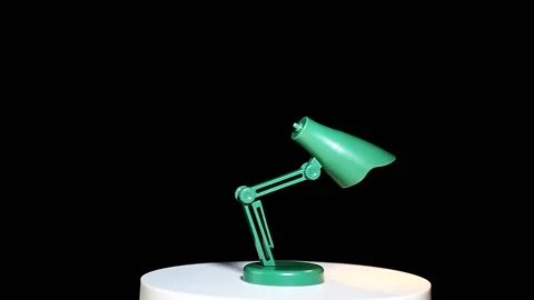 Footage of lamp dark background Video stock 167015768