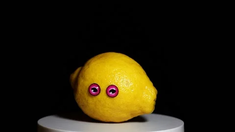 Footage of lemon dark background Stock Footage 149478945