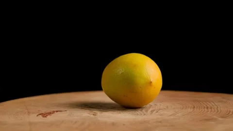 Footage of a Lemon rotating Stock Footage 284555887