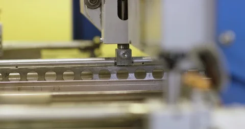 Footage of the machine work in printing house. Stock Footage 113633219
