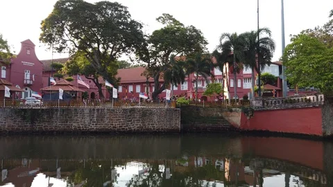 Footage of Malacca Riverside Stock Footage 104525162