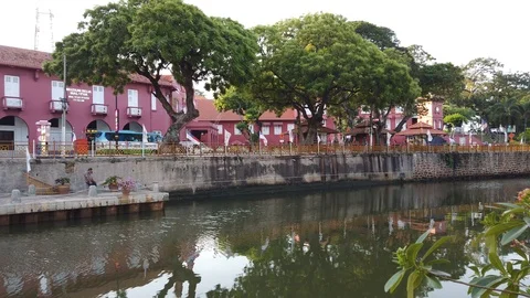 Footage of Malacca Riverside Stock Footage 104525244
