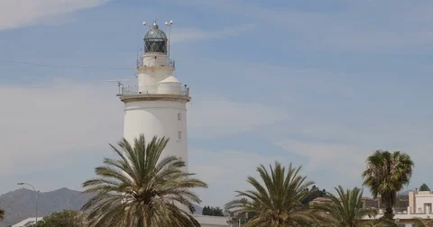 Footage of Malaga beacon 스톡 동영상 82702274