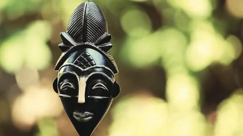 Footage of mask tree background Stock Footage 157259916