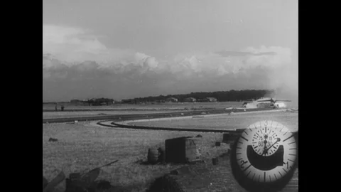 Footage of ME-163 prototype failed launch Stock Footage 103384163