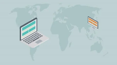Footage modern flat isometric email marketing background Stock Footage 62726962