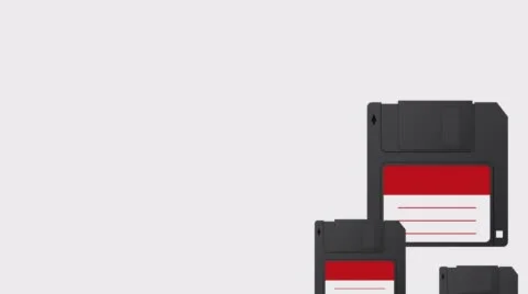 Footage motion diskette  background. 4K video Stock Footage 63150137