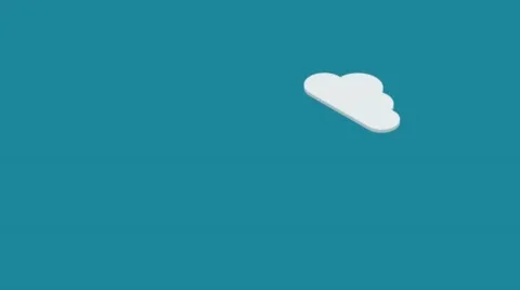 Footage motion isometric cloud servise background Vídeo Stock 63808893
