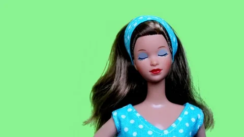 Footage nodding doll specifically for your project Stock Footage