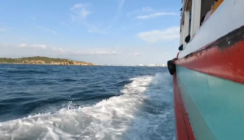 The Footage Of Ocean In The Summer Video stock 282926412