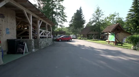 Footage of an old restaurant Vídeos de archivo 44281022
