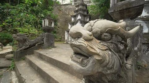 Footage of oriental monuments. Stock Footage 105594057