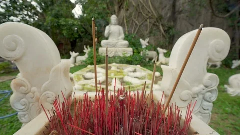 Footage of oriental monuments. Stock Footage 105652759