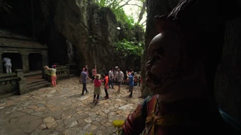 Footage of oriental monuments. Stock Footage 105654357