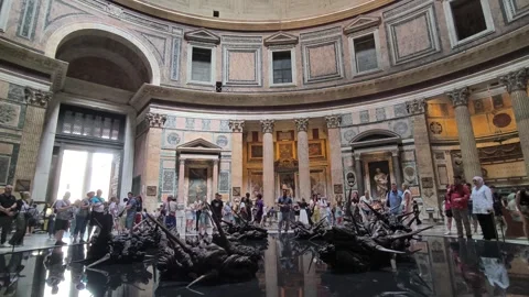 A footage of Pantheon , Rome. Stock Footage 316075527