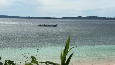 Footage of passing boat Stock Footage 277347417