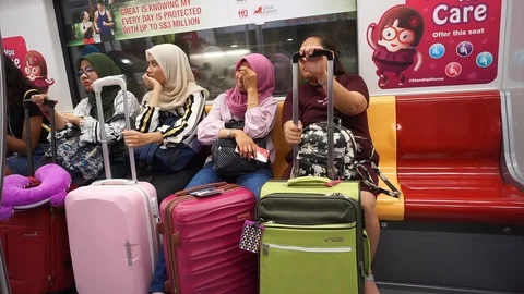 Footage people at Mrt Train Stock Footage 103697130
