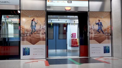 Footage people at Mrt Train Stock Footage 103697334